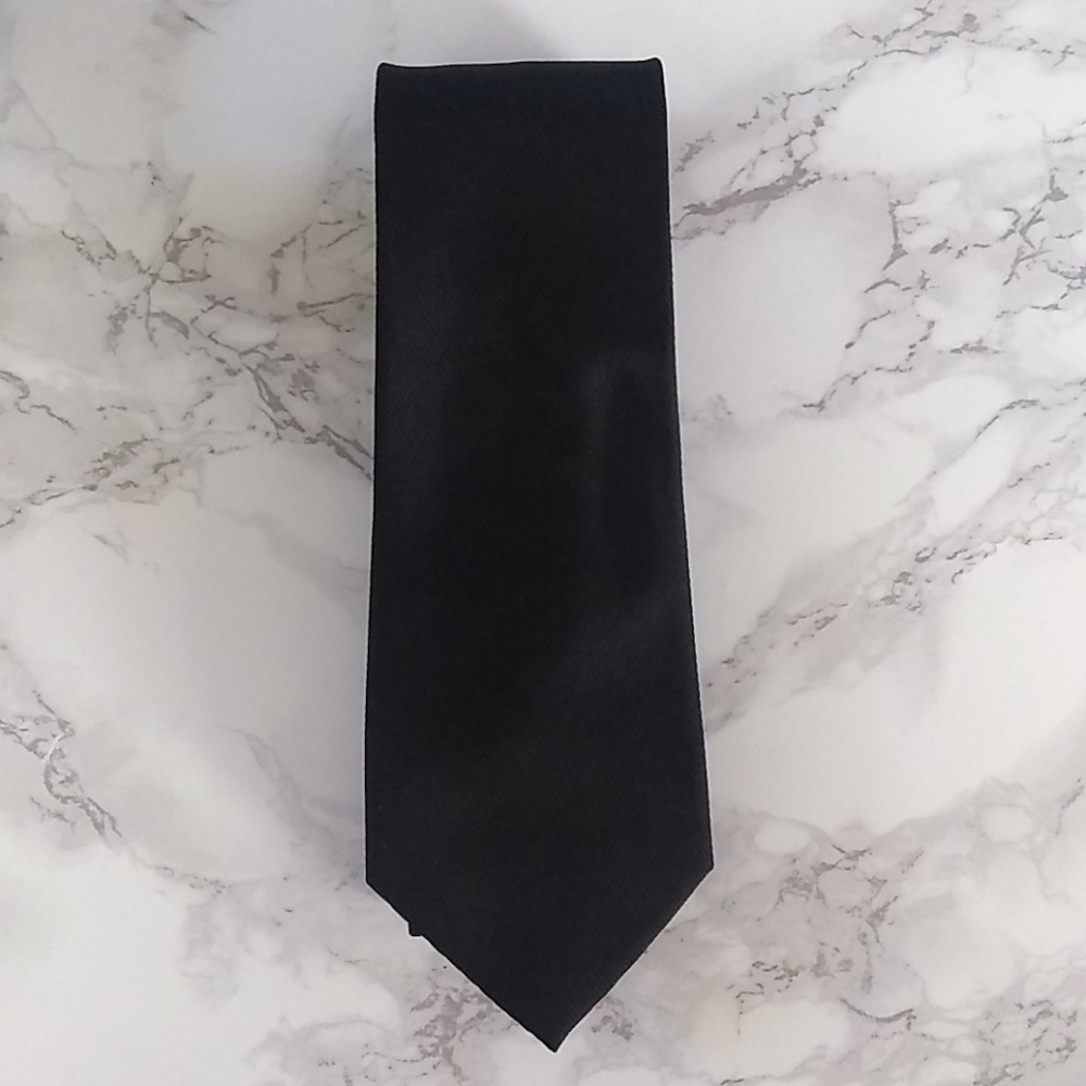 DKNY Black Tie 100% Silk